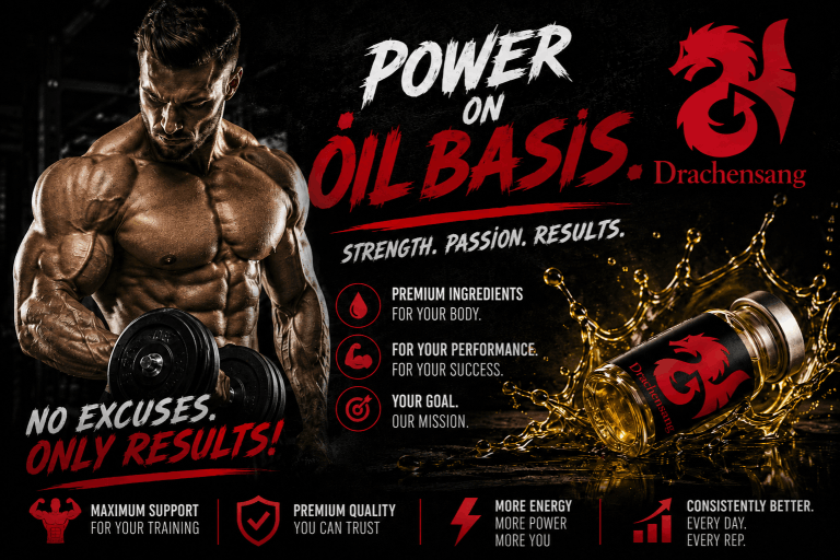 Formules premium sur base huileuse pour un développement musculaire extrême et une force brute